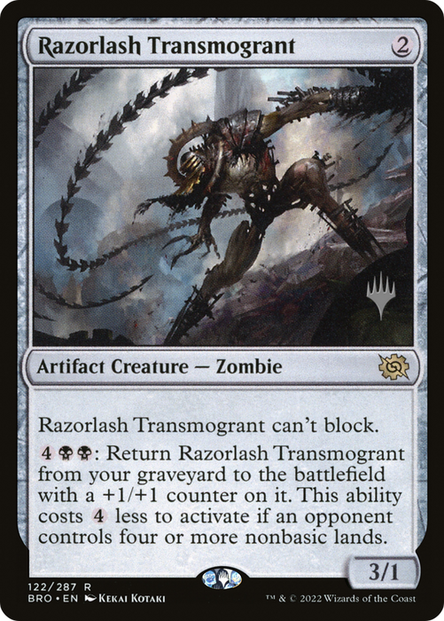 Razorlash Transmogrant (PPBRO-122P) - rare - Foil