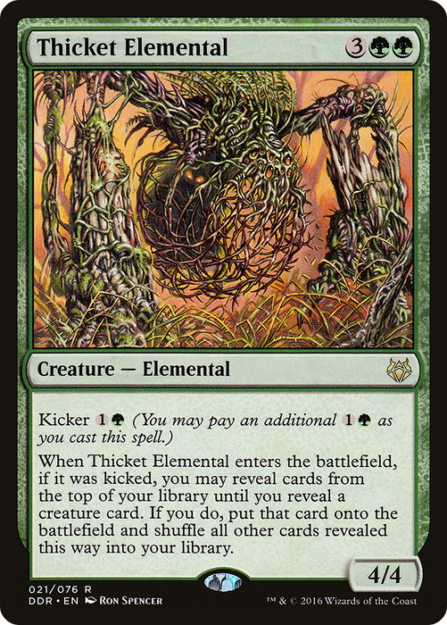 Thicket Elemental (DDR-021) - rare