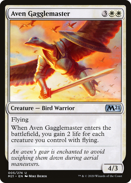 Aven Gagglemaster (M21-005) - uncommon - Foil