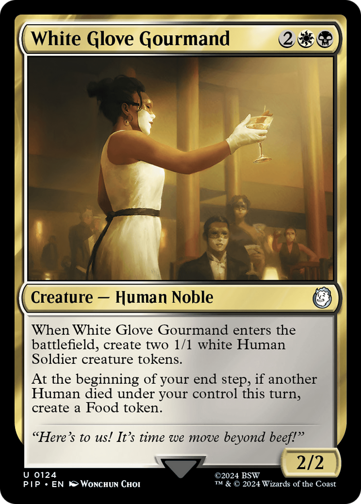 White Glove Gourmand (PIP-124) - uncommon - Foil