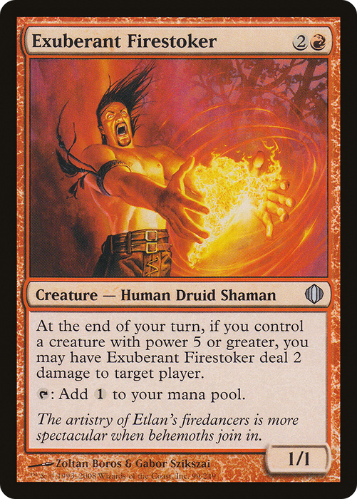 Exuberant Firestoker (ALA-099) - uncommon - Foil