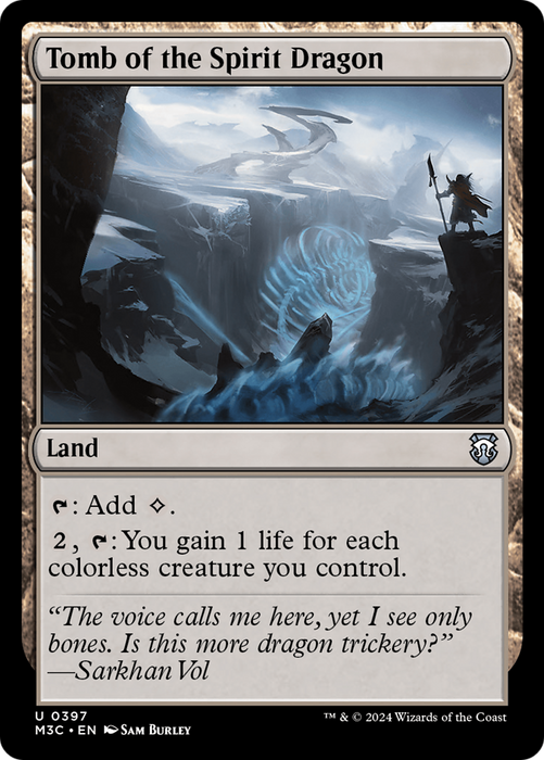 Tomb of the Spirit Dragon (M3C-397) - uncommon - Foil