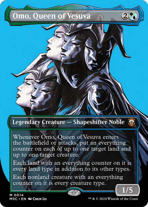 Omo, Queen of Vesuva (M3C-014) - mythic (Borderless)
