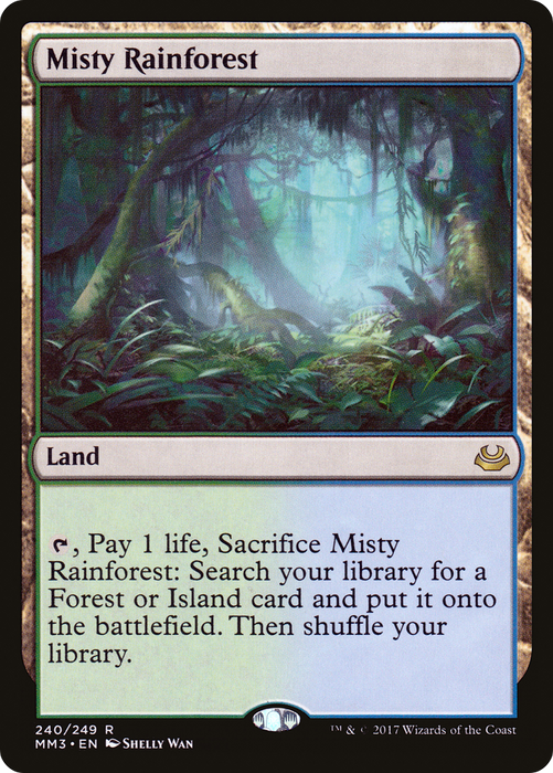Misty Rainforest (MM3-240) - rare