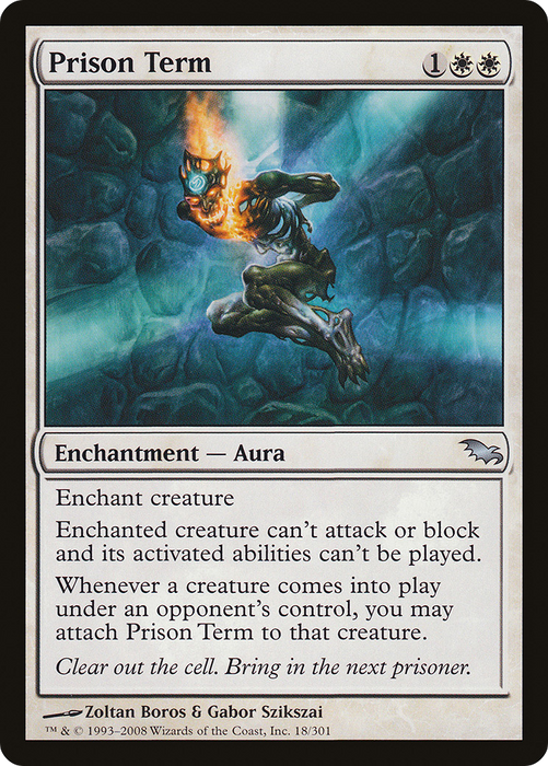 Prison Term (SHM-018) - uncommon - Foil