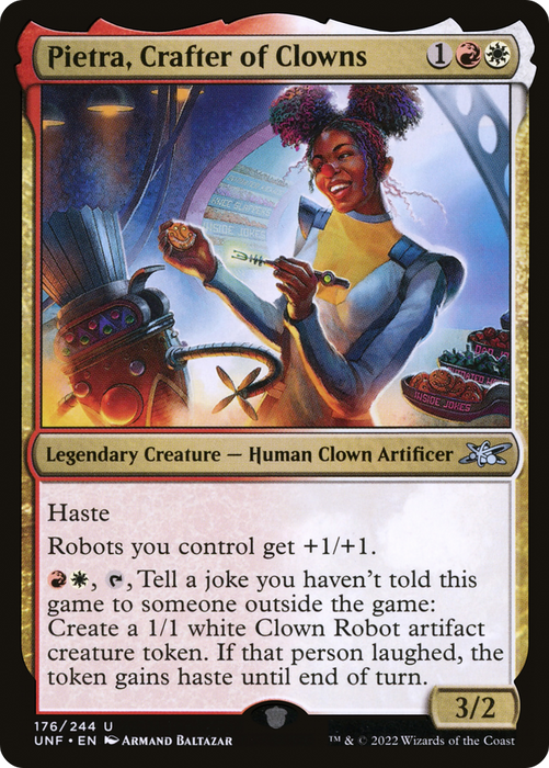 Pietra, Crafter of Clowns (UNF-176) - uncommon