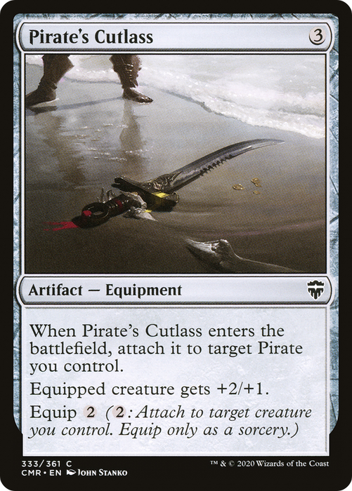 Pirate's Cutlass (CMR-333) - common - Foil