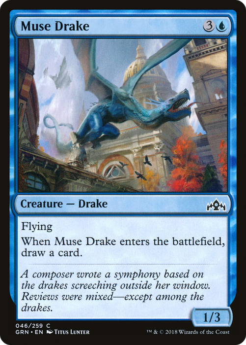 Muse Drake (GRN-046) - common - Foil