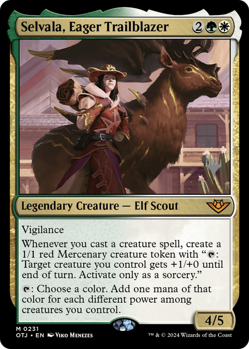Selvala, Eager Trailblazer (PPOTJ-231P) - mythic