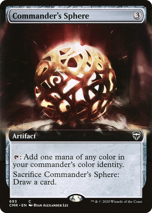 Commander's Sphere (CMR-693) - common: (Extended Art)