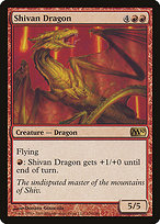 Shivan Dragon (M10-156) - rare - Foil