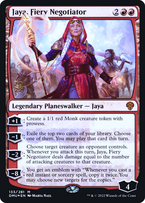 Jaya, Fiery Negotiator (PRE-133S) - mythic - Foil