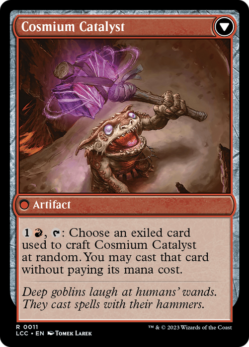 Ore-Rich Stalactite // Cosmium Catalyst (LCC-011) - rare - Foil