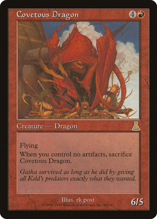 Covetous Dragon (UDS-080) - rare