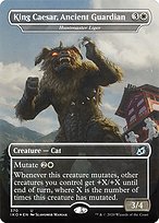 Huntmaster Liger (IKO-370) - uncommon / King Caesar, Ancient Guardian (Borderless)