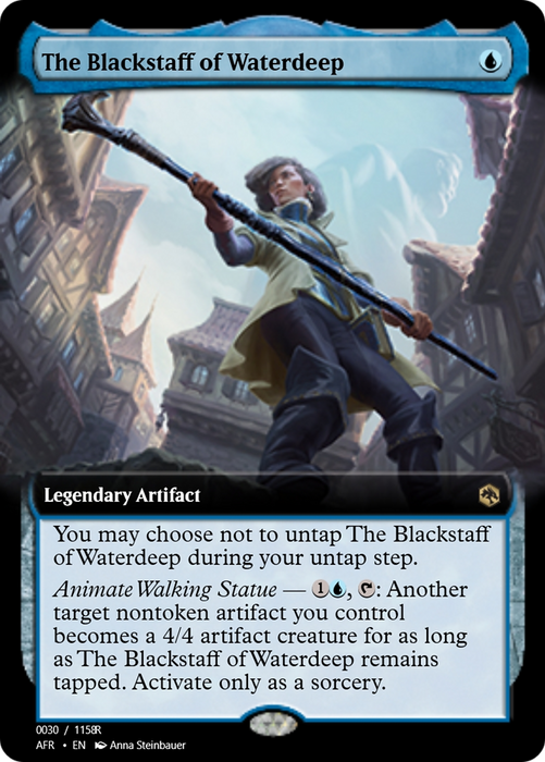 The Blackstaff of Waterdeep (PRM-92676) - rare - Foil