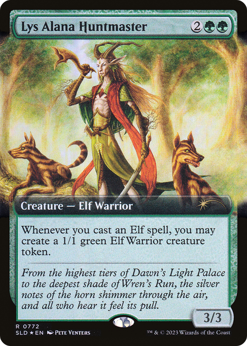 Lys Alana Huntmaster (SLD-772) - rare: (Extended Art) - Foil
