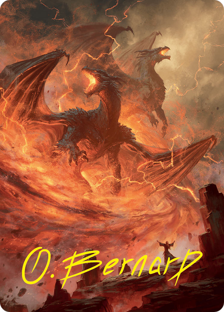 Rite of the Dragoncaller // Rite of the Dragoncaller (AFDN-038) - common (Borderless) - Foil