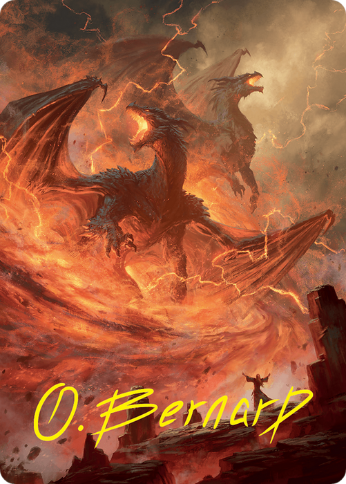 Rite of the Dragoncaller // Rite of the Dragoncaller (AFDN-038) - common (Borderless) - Foil