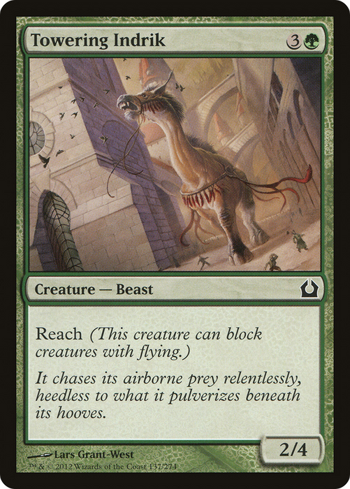 Towering Indrik (RTR-137) - common - Foil