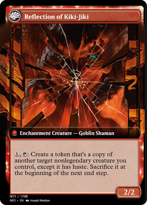 Fable of the Mirror-Breaker // Reflection of Kiki-Jiki (PRM-98009) - rare: (enchantment) - Foil