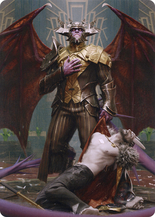 Ob Nixilis, the Adversary // Ob Nixilis, the Adversary (ASNC-031) - common (Borderless) - Foil