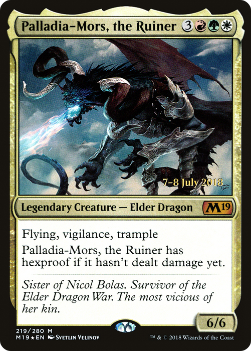 Palladia-Mors, the Ruiner (PRE-219S) - mythic - Foil