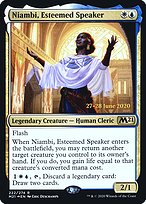 Niambi, Esteemed Speaker (PRE-222S) - rare - Foil