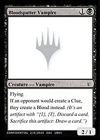 Bloodspatter Vampire (UNK-UB01A) - uncommon