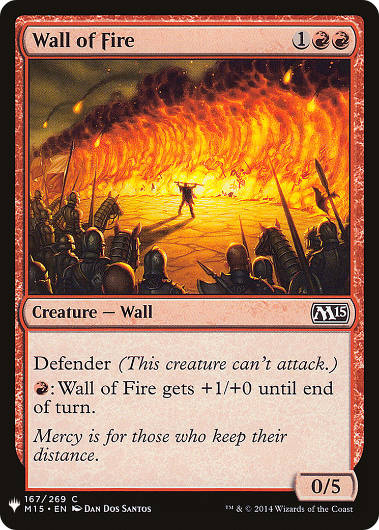Wall of Fire (LIST-M15-167) - common
