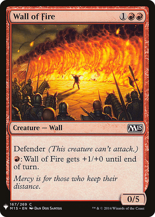 Wall of Fire (LIST-M15-167) - common