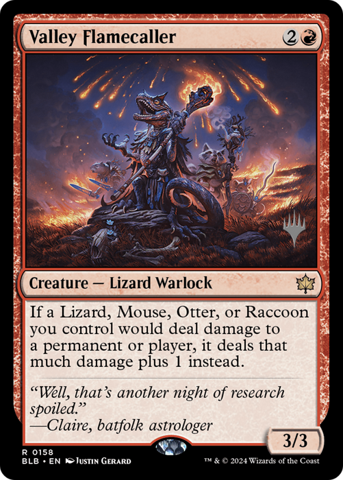 Valley Flamecaller (PPBLB-158P) - rare