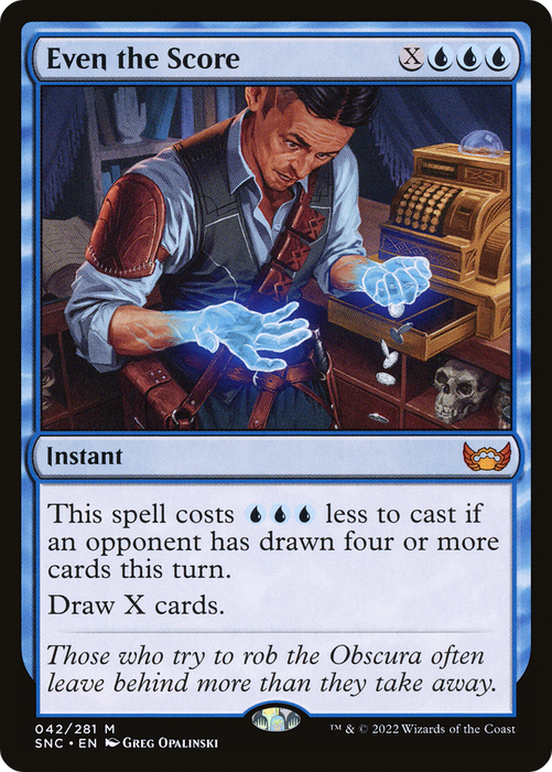 Even the Score (SNC-042) - mythic - Foil