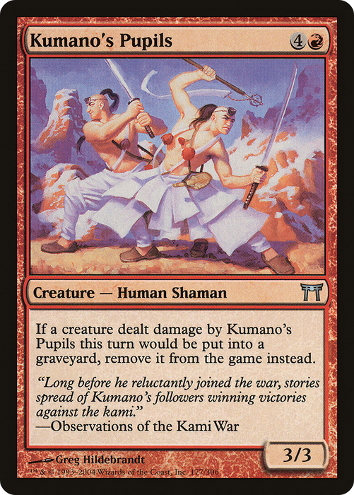 Kumano's Pupils (CHK-177) - uncommon