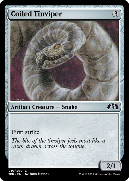 Coiled Tinviper (TPR-219) - common