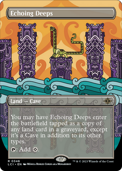 Echoing Deeps (LCI-346) - rare (Borderless)