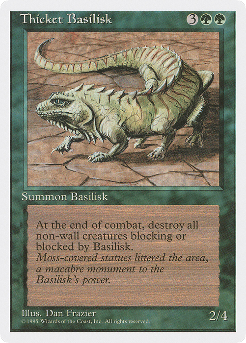 Thicket Basilisk (4ED-274) - uncommon