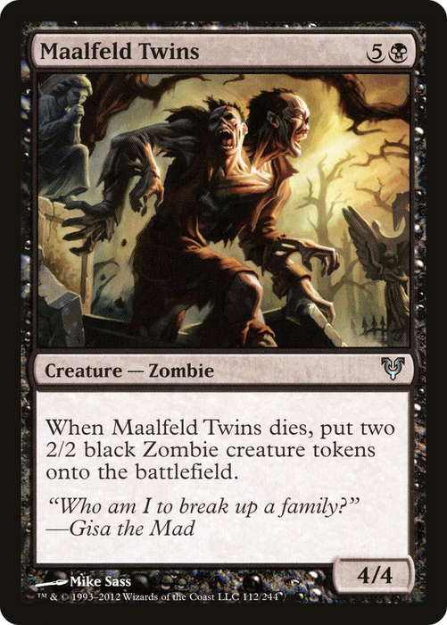 Maalfeld Twins (AVR-112) - uncommon - Foil