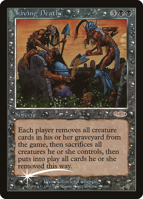 Living Death (JDG-003) - rare - Foil
