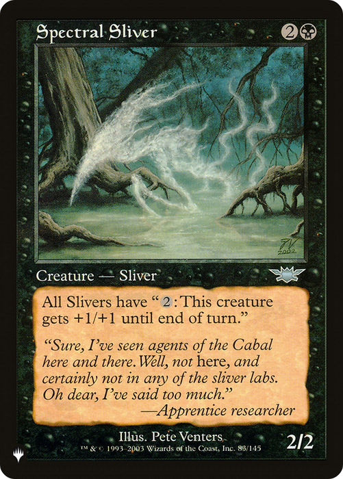 Spectral Sliver (LIST-LGN-83) - uncommon