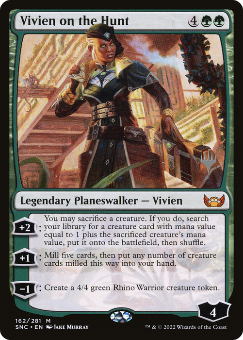 Vivien on the Hunt (PPSNC-162P) - mythic