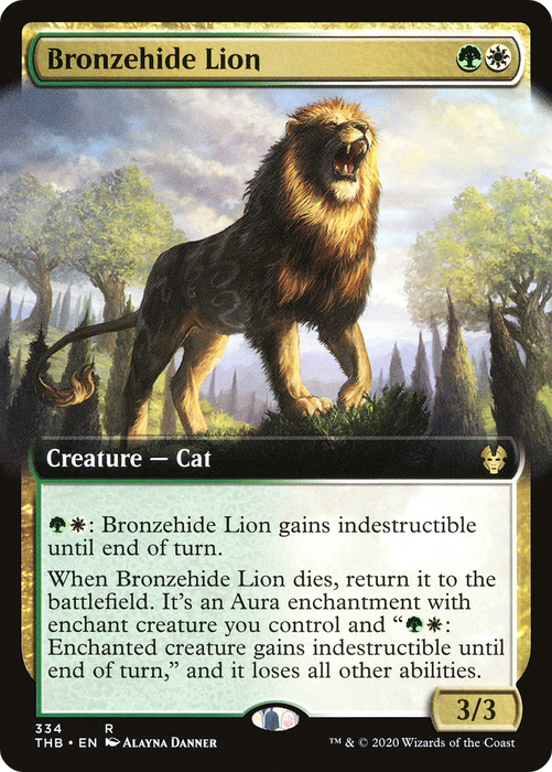 Bronzehide Lion (THB-334) - rare: (Extended Art)