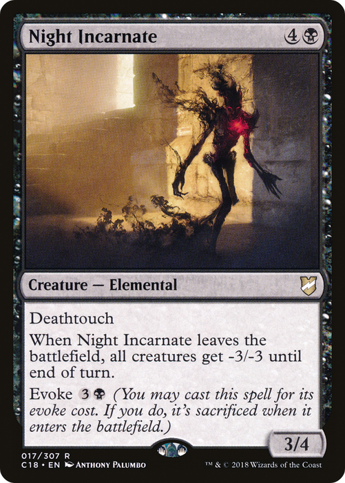 Night Incarnate (C18-017) - rare