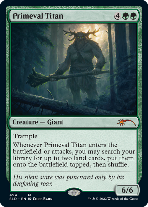 Primeval Titan (SLD-494) - mythic - Foil