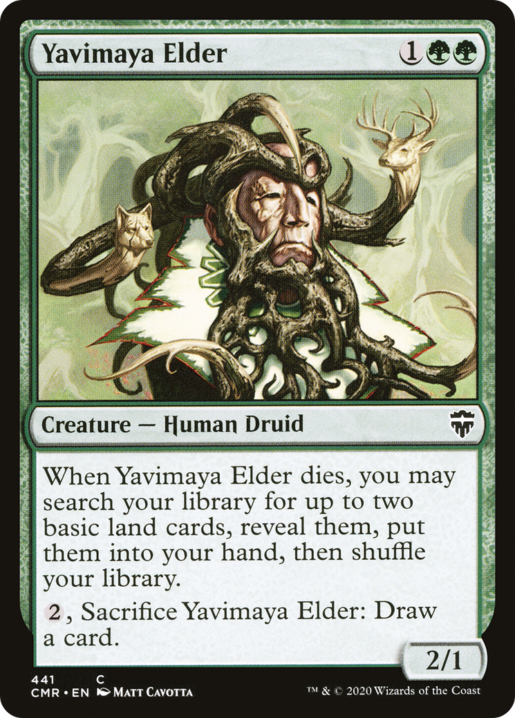 Yavimaya Elder (CMR-441) - common