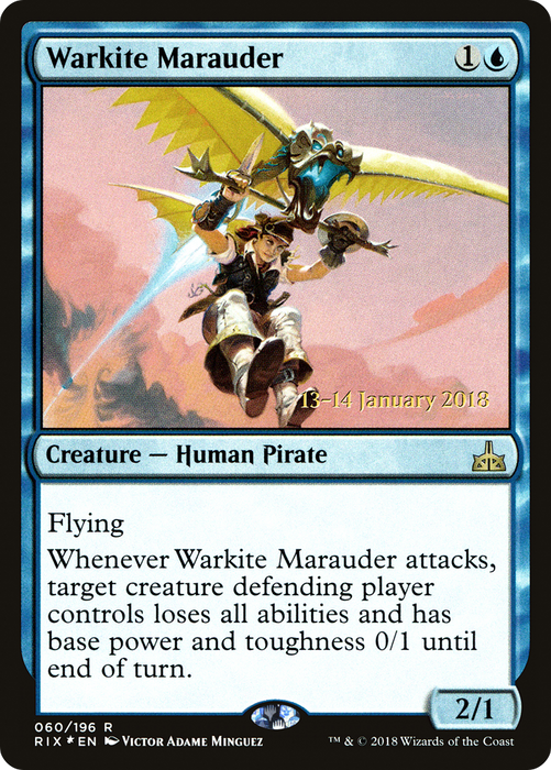 Warkite Marauder (PRE-60S) - rare - Foil