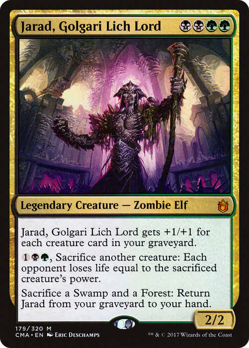 Jarad, Golgari Lich Lord (CMA-179) - mythic