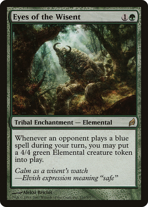 Eyes of the Wisent (LRW-210) - rare - Foil