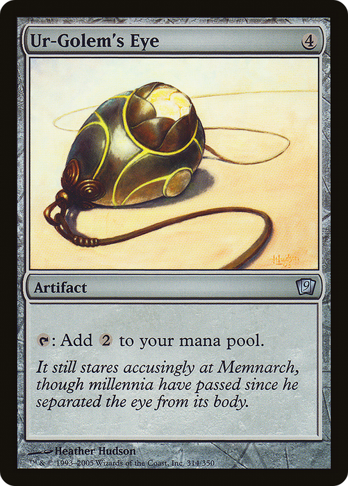 Ur-Golem's Eye (9ED-314★) - uncommon - Foil