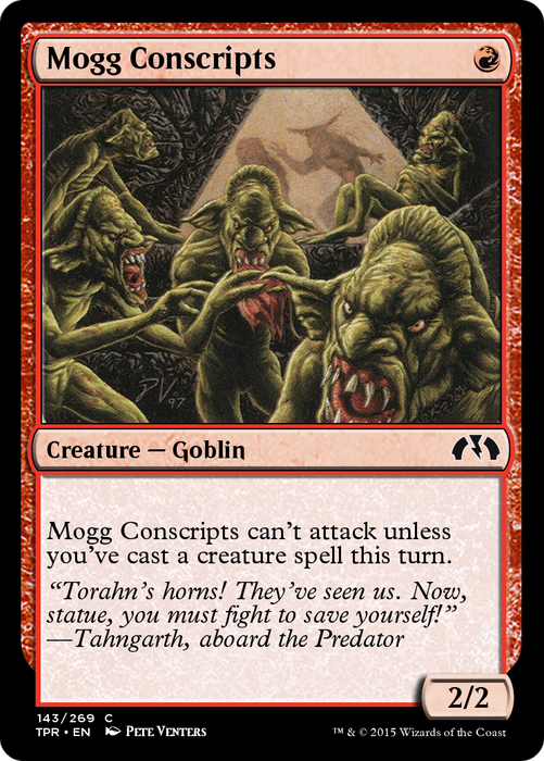 Mogg Conscripts (TPR-143) - common